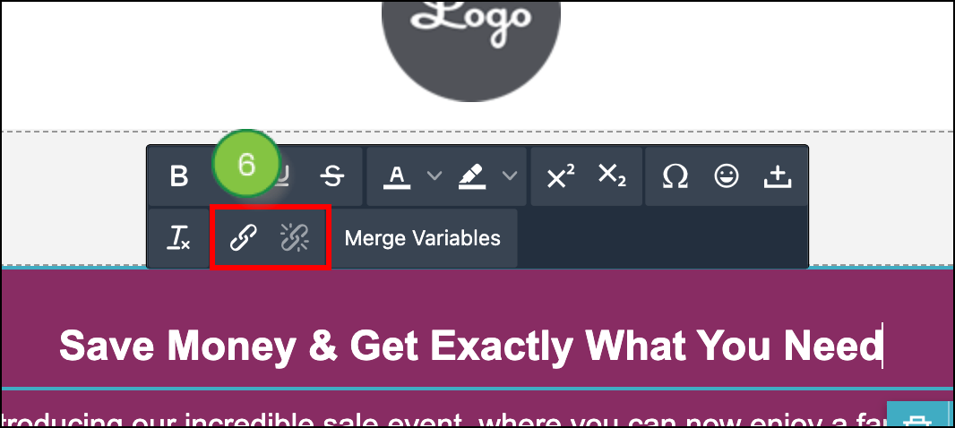 Add or remove links in text