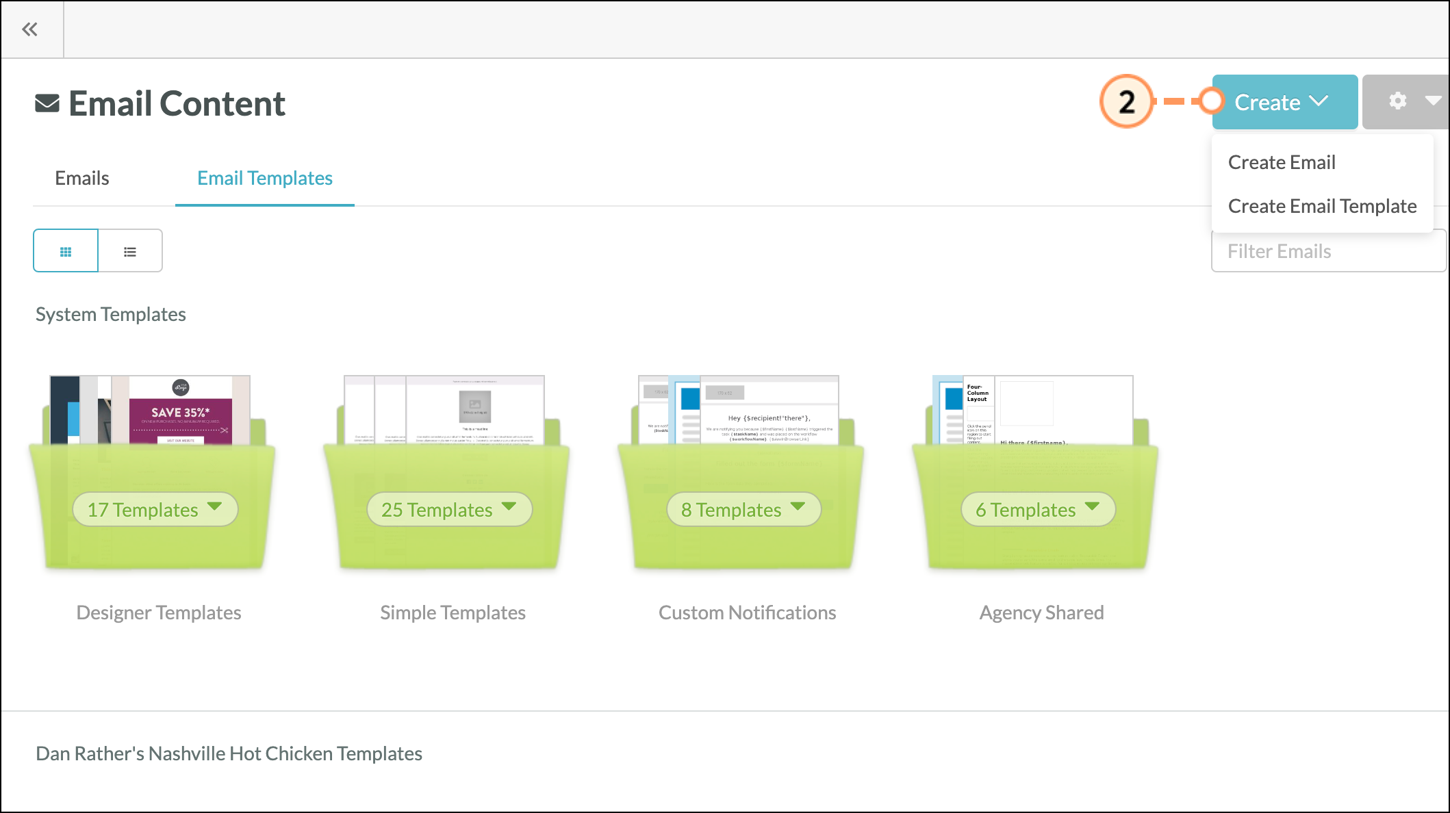 Create an email