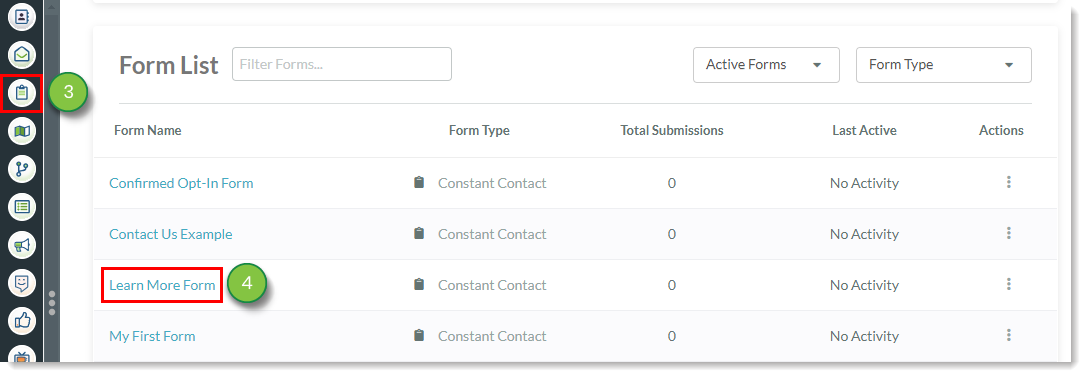 Select a form