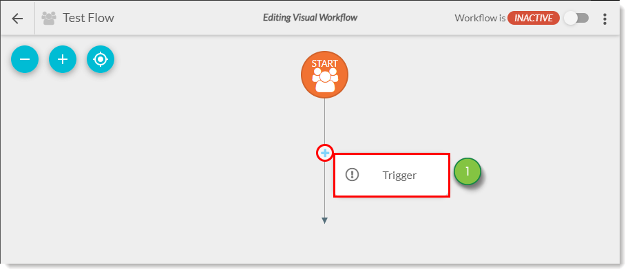 Visual Workflow Add Trigger