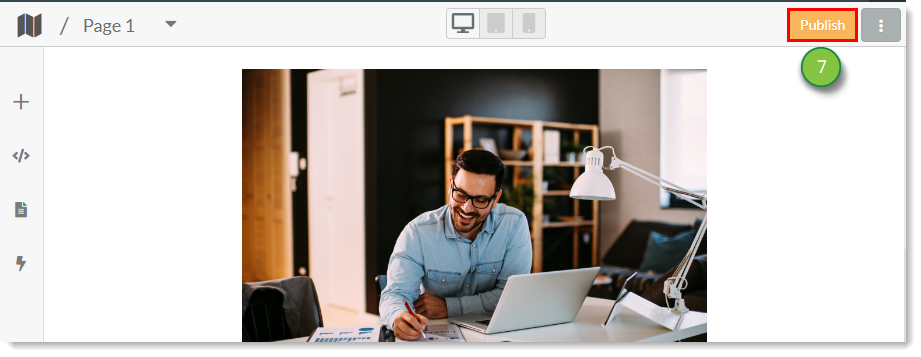 Publish Landing Page Edits