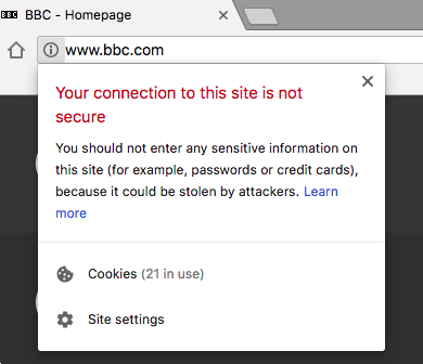 not secure example