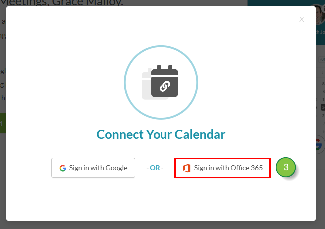Sign in with Microsoft Office
