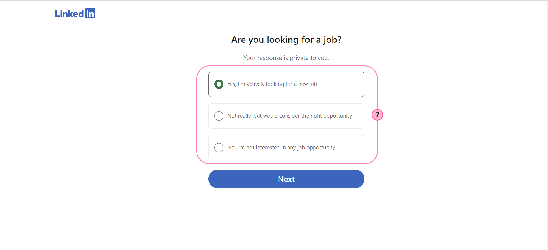 Yes button and Not now button