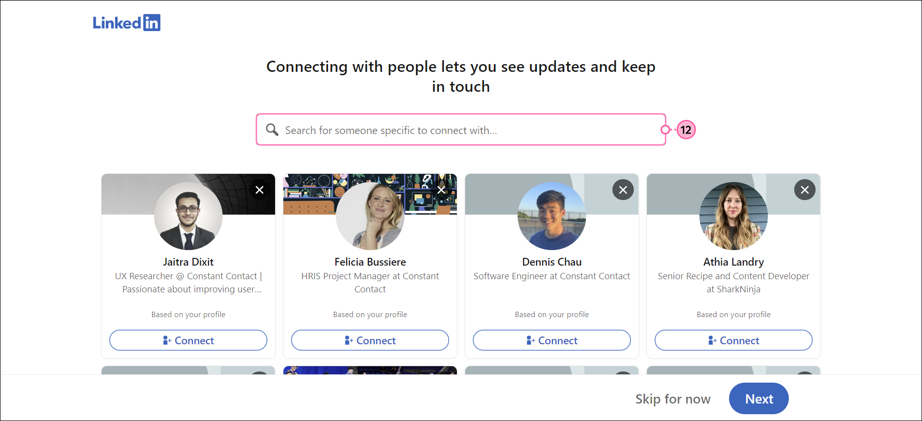 Search field