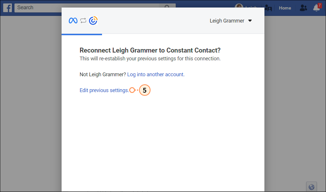 Select a Profile page with personal profile connected and connected Facebook page selected, and Add selected button