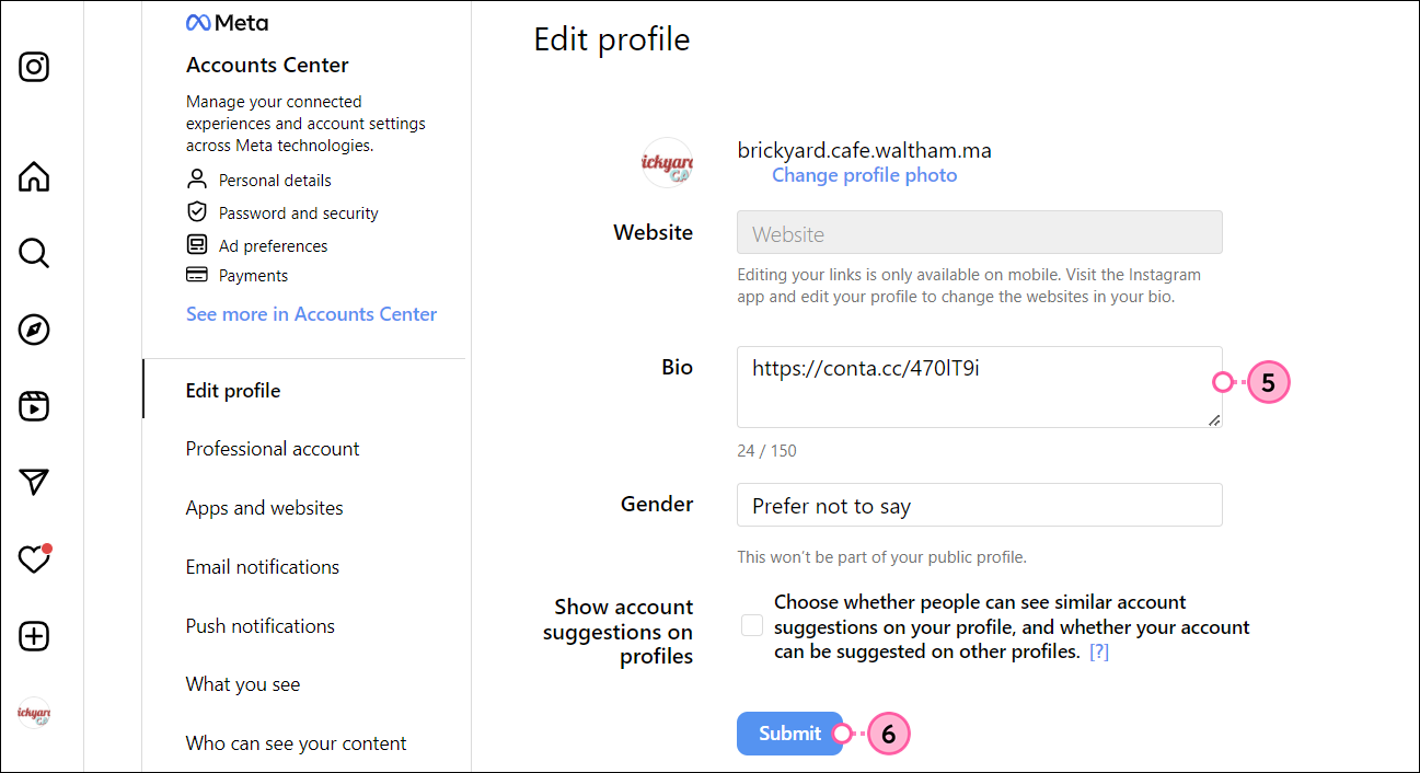 Social Post. Ventana superpuesta Crear una publicación, con el botón Shorten URLs (Abreviar URL) y la URL abreviada en el campo de contenido de la publicación