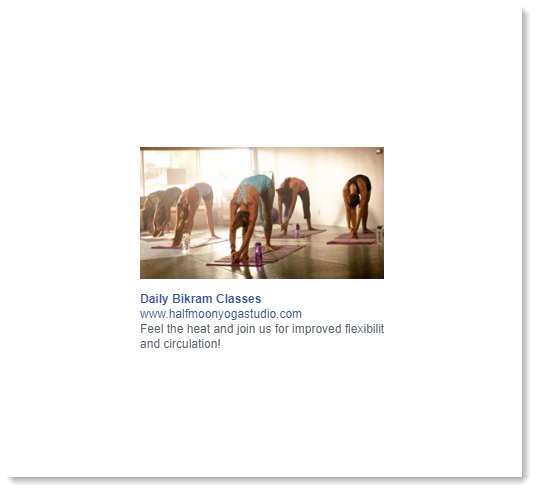 Ad as seen in desktop right-hand column