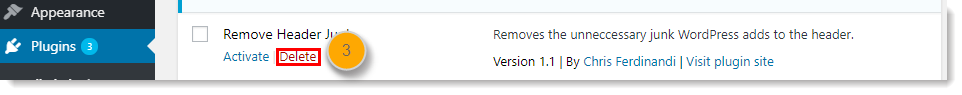 Delete Plugin