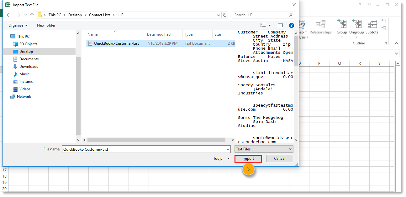 import html tables into excel for mac