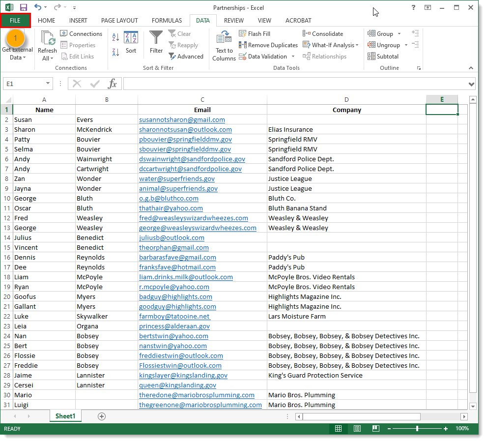 Save An Excel File As A Csv File