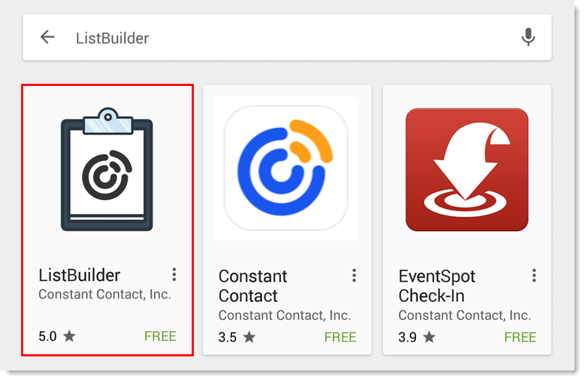 ListBuilder Icon