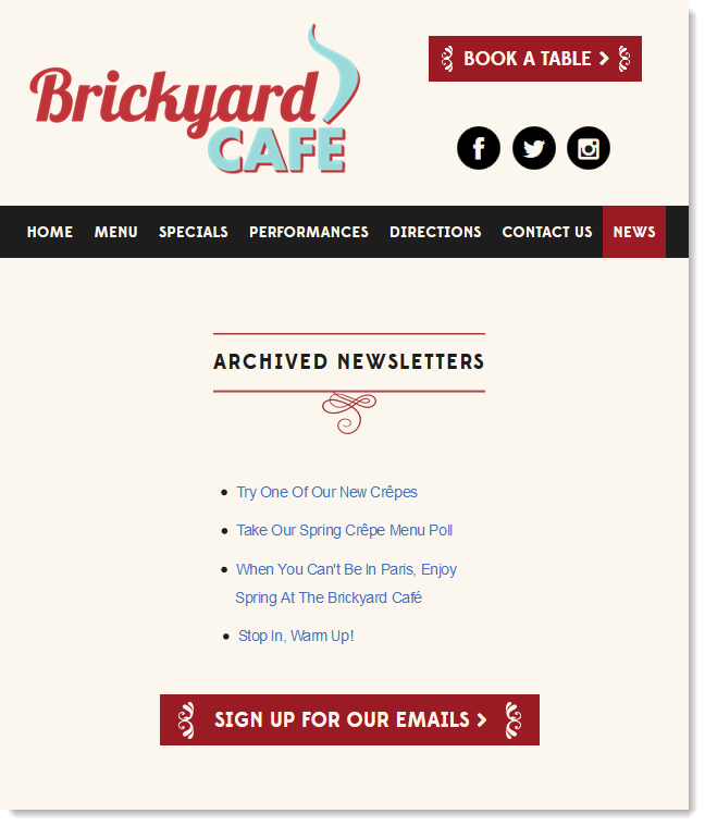 Archive Widget Out-of-the-box