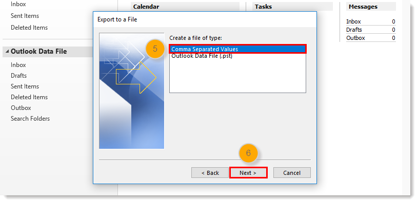 how to import contacts to outlook from csv