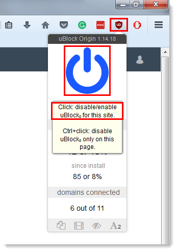 Power Button Icon and Enable/Disable Option