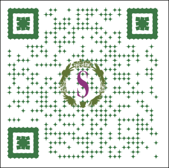 Beispiel für stilisierten QR-Code