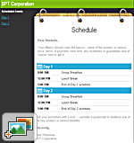 Schedule