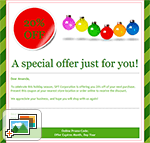 Christmas Coupon Card