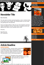 Halloween Newsletter