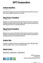 RSS Newsletter Basic