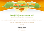 Early Bird Specials