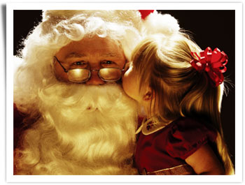 Santa and Girl
