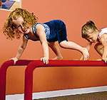 Girl on bars