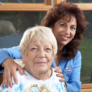 Senior and Caregiver