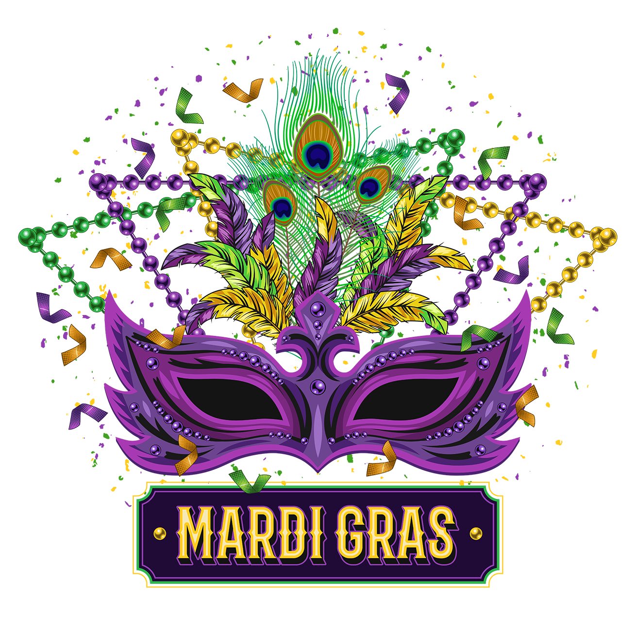 Mardi Grass Banner