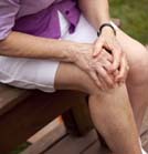 woman with leg pain