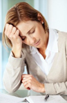 tired woman
