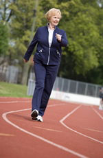 lady walking