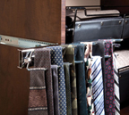 ORG pivoting tie rack