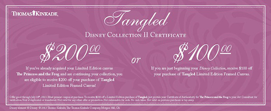 Tangled Gift Certificate