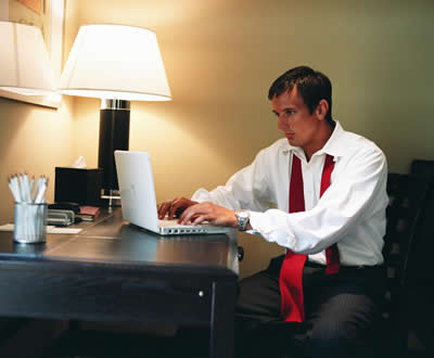 Man at computer