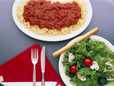 Pasta and Salad