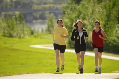 women running