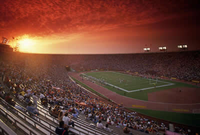 football sunset