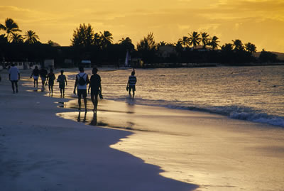 Beach scene