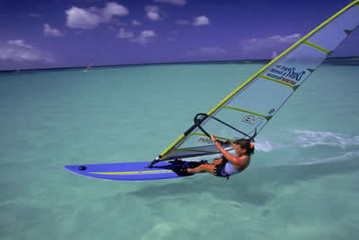 windsurfing