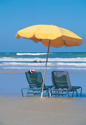 Beach Umbrella & chairs